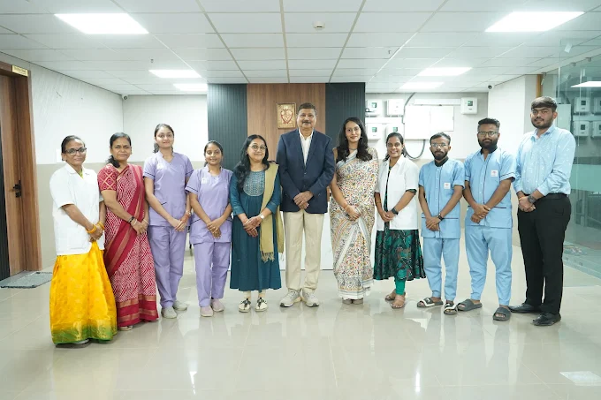 Patient care at Sharda Multispeciality Hospital
